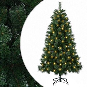 vidaXL Mākslīgā Ziemassvētku eglīte 120 cm 150 LED Silti balts