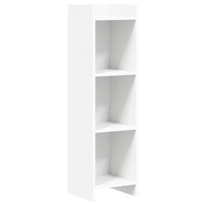vidaXL Grāmatu skapis Balts 30 x 30 x 111 cm Inženierijas koks