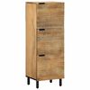 vidaXL Highboard Brown 40x33x110 cm Masīvkoka Mango