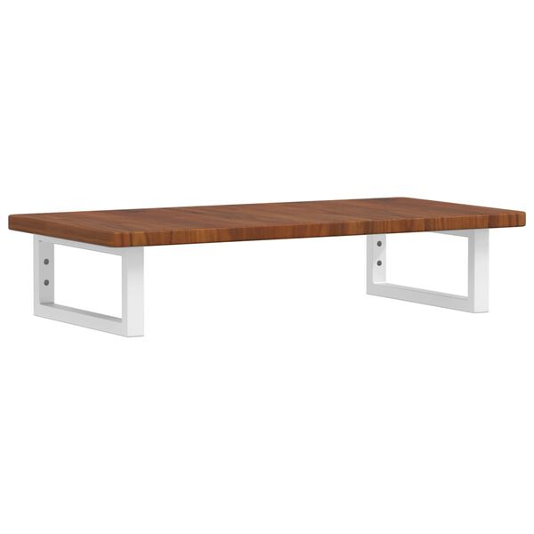 vidaXL izlietnes plaukts, stiprināms pie sienas, tērauds, ozola koks