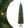 vidaXL Mākslīgā Ziemassvētku eglīte su 300 LED ar statīvu Zaļa 210 cm