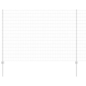 vidaXL Žogs ar stabu Sudraba 1,6 x 10 m Tērauds