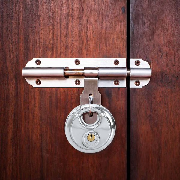 vidaXL Discus Lock ar atslēgām Sudraba Nerūsējo&scaron;s tērauds