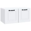 vidaXL Sienā piestiprināms TV skapis Balts 59,5 x 31 x 30 cm