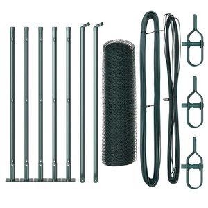 vidaXL Žoga āķis Zaļa