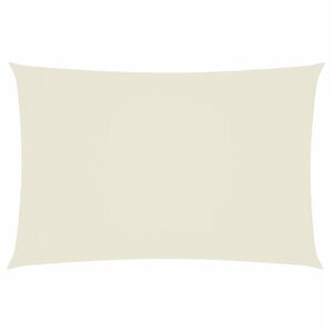 vidaXL saulessargs, 2x4m, taisnstūra forma, krēmkrāsas oksforda audums