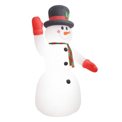 vidaXL piepūšams sniegavīrs, LED, IP44, 300 cm