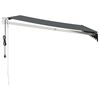 vidaXL izvelkama markīze, automātiska, antracītpelēka, 3,5x2,5 m