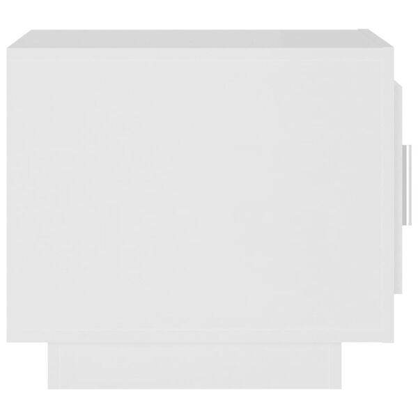 vidaXL kafijas galdiņš, balts, 51x50x45 cm, inženierijas koks