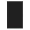 vidaXL Āra rullo aizkars 90% UV aizsardzība Melns 80 x 140 cm HDPE