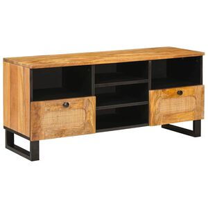vidaXL Televizora skapī&scaron;a Brūna 100 x 33 x 46 cm Cieta mango koksne