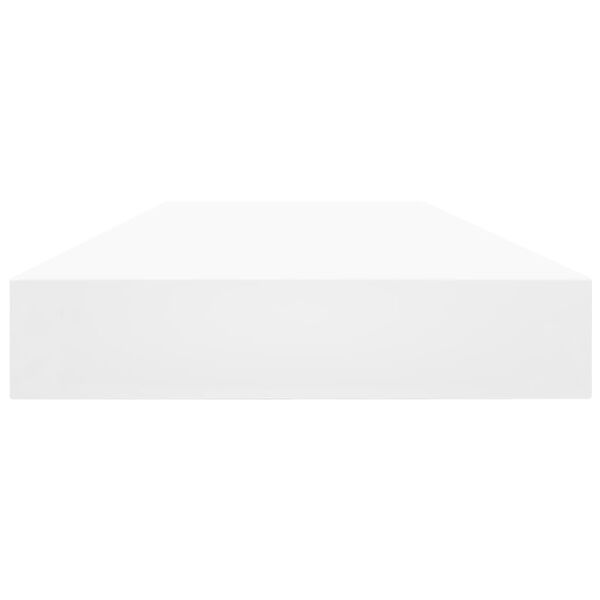 vidaXL plauktu dēļi, 4 gab., balti, 100x10x1,5 cm, skaidu plāksne