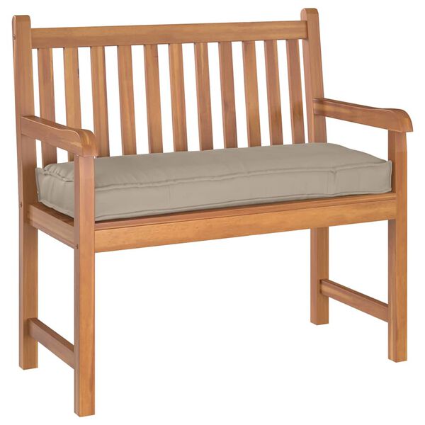 vidaXL Spilvens Pelēkbrūna 100 x 40 x 8 cm Oksforda audums