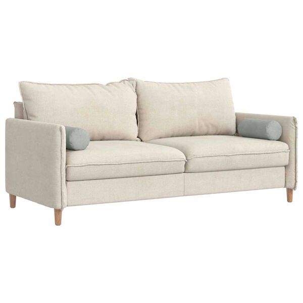 vidaXL Spilveni 2 pcs Gai&scaron;i pelēks &Oslash; 15 x 40 cm Korduroja audums