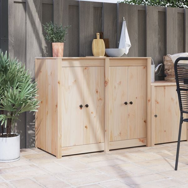 vidaXL Virtuves durvis MEPPEL 2 pcs Krēmkrāsa 50 x 9 x 82 cm