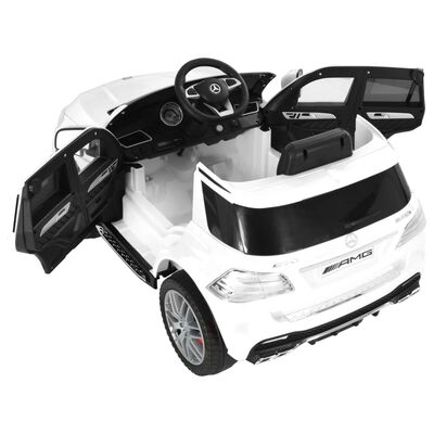 vidaXL bērnu rotaļu auto, Mercedes Benz GLE63S, plastmasa, balts