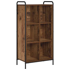 vidaXL Grāmatplaukts 57 x 33 x 111 cm Inženierijas koks Vecs koks