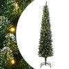 vidaXL mākslīgā Ziemassvētku egle, &scaron;aura, 210 cm, 300 LED