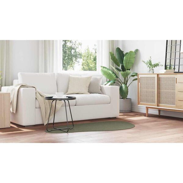 vidaXL Teritorijas paklāji HUARTE Meža zaļ&scaron; 80 x 150 cm Poliesters