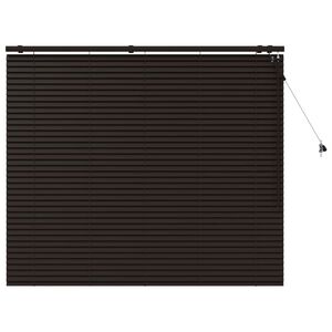 vidaXL Venēcijas žalūzija Tum&scaron;i brūna 155 x 130 cm 35 mm