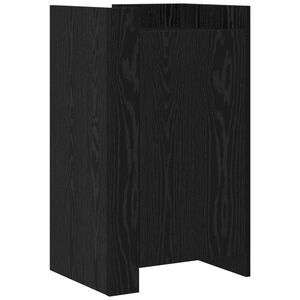 vidaXL Puse Melns ozolkoks 45 x 35 x 75 cm