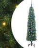 vidaXL Mākslīgā Ziemassvētku eglīte su 300 LED ar statīvu Zaļa 180 cm