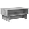 vidaXL Kafijas galdiņ&scaron; Pelēks Sonoma 80 x 46 x 35 cm Inženierijas koks