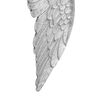 vidaXL Spārnu skulptūra Sudraba 17 x 5 x 59 cm Alumīnijs
