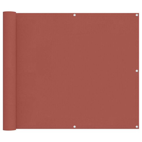 vidaXL Balkona ekrāns PU pārklāts Oksfords alu