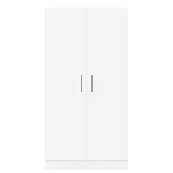 vidaXL apavu skapis ar 7 plauktiem, balts