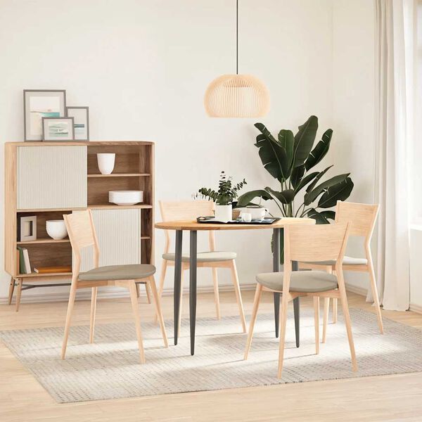 vidaXL Galda virsma 100x50x2 cm Masīvkoka ozola ovāls