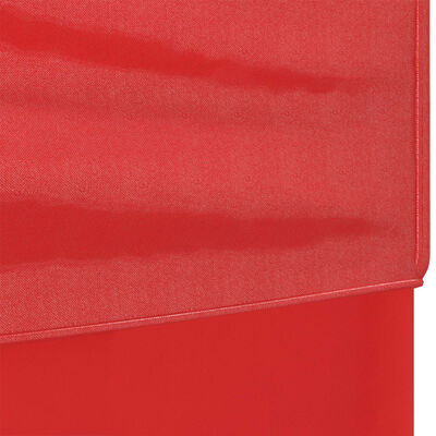 vidaXL saliekama nojume ar sānu sienām, sarkana, 2x2 m