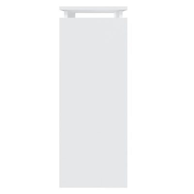 vidaXL konsoles galdiņš, balts, 80x30x80 cm, skaidu plāksne