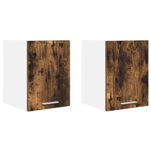 vidaXL Piekarams skapītis 2 pcs Vecs koks un balts 30 x 31 x 40 cm