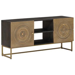 vidaXL Televizora skapī&scaron;a ar atvilktni Misiņ&scaron; 105 x 30 x 50 cm