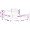 vidaXL Gultas rāmis ar matraci Tum&scaron;i pelēks 180 x 200 cm audums