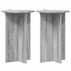 vidaXL Augu statīvs 2 pcs Pelēks Sonoma ozols &Oslash;40 x 60 cm