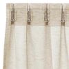 vidaXL Voile aizkaris 2 pcs Smil&scaron;u 225 x 140 cm Poliesters