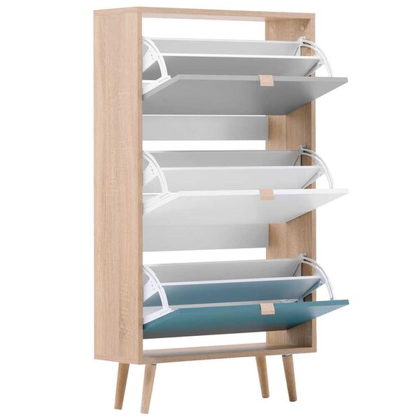 Finori apavu skapis C-uba 42, daudzkrāsains