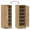 vidaXL apavu skapis Old Wood 32x35x92 cm Engineered Wood