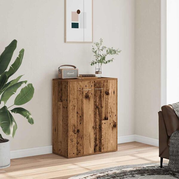 vidaXL bufete Old Wood 60x30x75 cm Engineered Wood