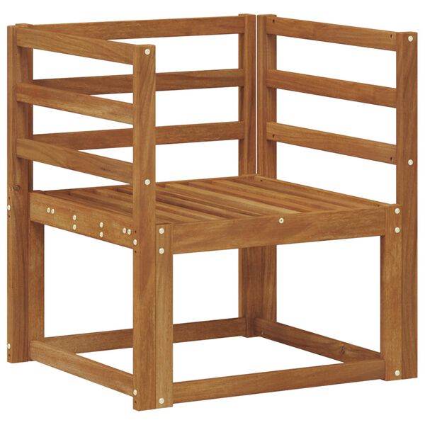 vidaXL Āra dīvāns Cietā akācijas koks Dabiska