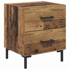 vidaXL Nakts skapītis Vecs koks 40 x 35 x 47,5 cm Inženierijas koks