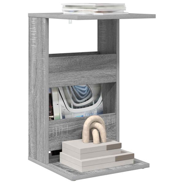 vidaXL Sānu galds Pelēks Sonoma 40 x 35 x 60,5 cm Inženierijas koks