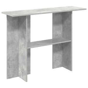 vidaXL Konsoles galds Betona pelēks 100 x 30 x 75 cm Inženierijas koks