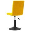vidaXL grozāmi virtuves krēsli, 2 gab., sinepju dzeltens samts