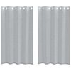 vidaXL Voile aizkaris 2 gab. Tum&scaron;i pelēks 175 x 140 cm Poliesters