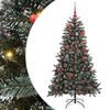 vidaXL Mākslīgā Ziemassvētku eglīte Zaļa 150 cm