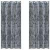 vidaXL Samta aizkari 2 gab. Sudrabaini pelēks 225 x 140 cm Samts