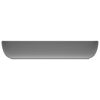 vidaXL izlietne, taisnstūra, 71x38 cm, matēta gaiši pelēka keramika